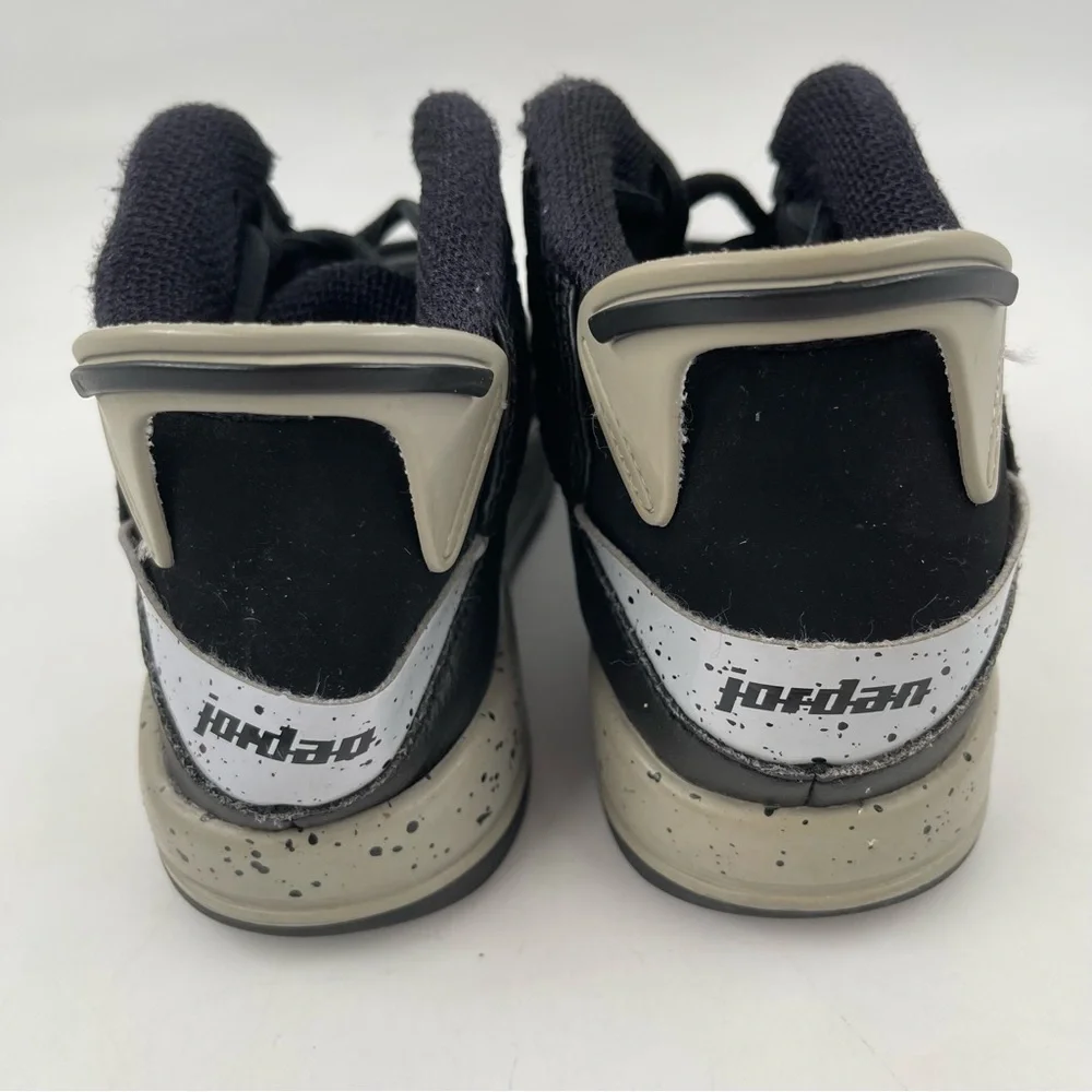 Nike Air Jordan Two Dub Zero-SZ 13 C-Black Grey Lace-Up Basketball Shoes